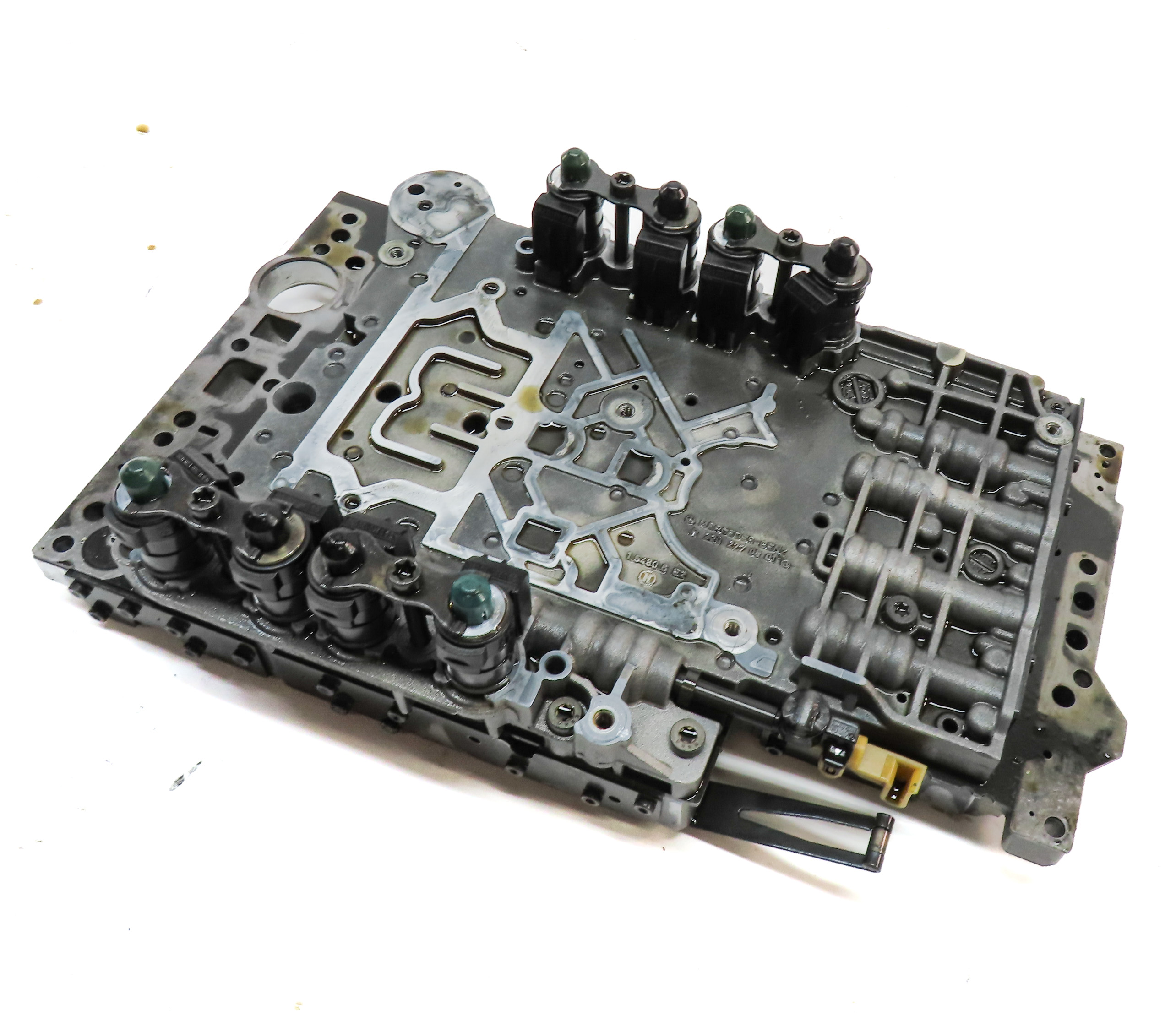 2007-2010 MERCEDES GL450 GL550 ML550 (X164) 722.9 TRANSMISSION VALVE BODY BLOCK — exact item pictured